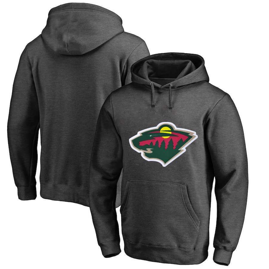 Minnesota Wild Dark Gray All Stitched Pullover Hoodie,We sell and wholesale Minnesota Wild Dark Gray All Stitched Pullover Hoodie on line form chian!